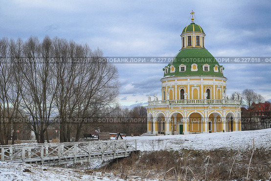 Церковь Рождества Пресвятой Богородицы в Подмоклово. Стоковое фото, фотограф Яна Королёва / Фотобанк Лори