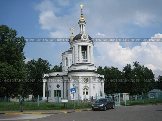 Церковь Влахернской иконы Божией Матери в Кузьминках (2013 год). Стоковое фото, фотограф Оксана / Фотобанк Лори