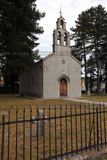 Церковь Влашка (Влашская), Цетинье, Черногория (2015 год). Стоковое фото, фотограф Алексей Гусев / Фотобанк Лори