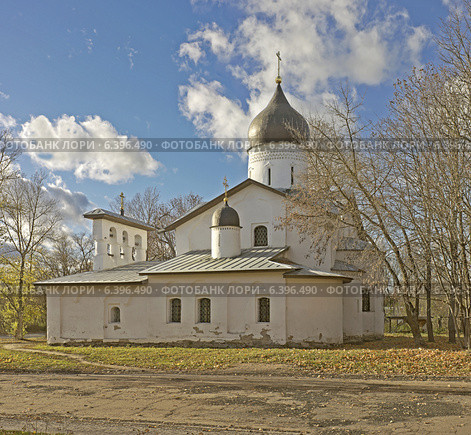 Церковь Воскресения Христова со Стадища (Псков) (2013 год). Стоковое фото, фотограф Валентина Троль / Фотобанк Лори