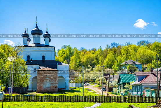 Церковь Воскресения Христова в Гороховце. Редакционное фото, фотограф Илья Старков / Фотобанк Лори