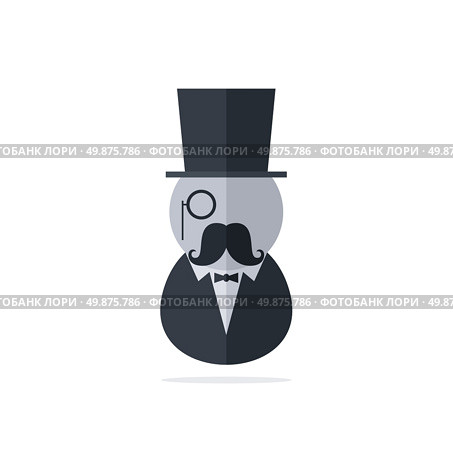 tuxedo man theme vector art graphic illustration. tuxedo man. Стоковая иллюстрация, агентство Ingram Publishing / Фотобанк Лори