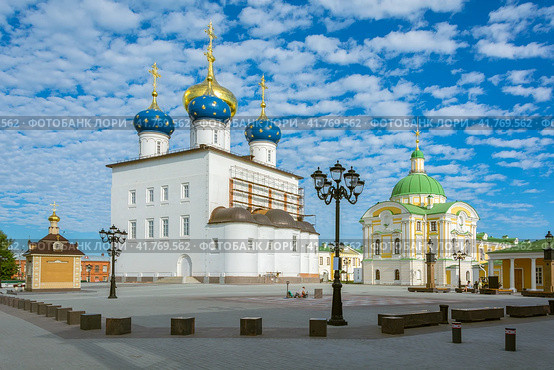 Tver, Spaso-Preobrazhensky Cathedral on Sovetskaya Street (2023 год). Стоковое фото, фотограф Ольга Остроухова / Фотобанк Лори