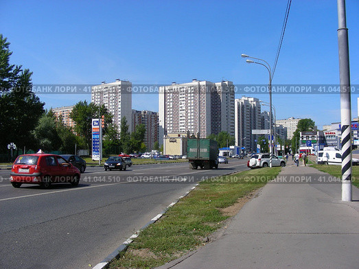 Улица Обручева. Обручевский район. Город Москва (2014 год). Редакционное фото, фотограф lana1501 / Фотобанк Лори