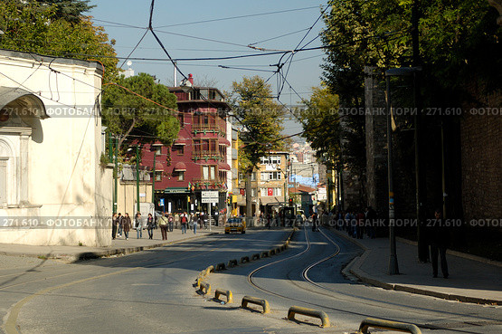 Улочка в Стамбуле (2007 год). Редакционное фото, фотограф Алексей Зарубин / Фотобанк Лори