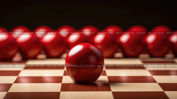 uniformity red checker ai generated. Стоковое AI-изображение, AI-художник Vectorwin / Фотобанк Лори