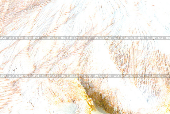 unique abstract in pamukkale turkey asia the old calcium bath and travertine water. Стоковое фото, агентство Ingram Publishing / Фотобанк Лори