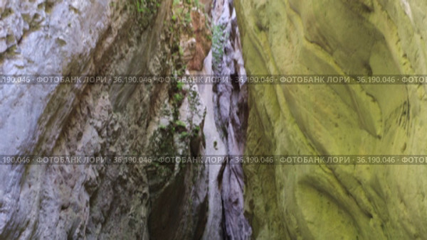 Unique natural creation in Dagestan Karadakh gorge, Russia. Стоковое видео, видеограф Алексей Кузнецов / Фотобанк Лори