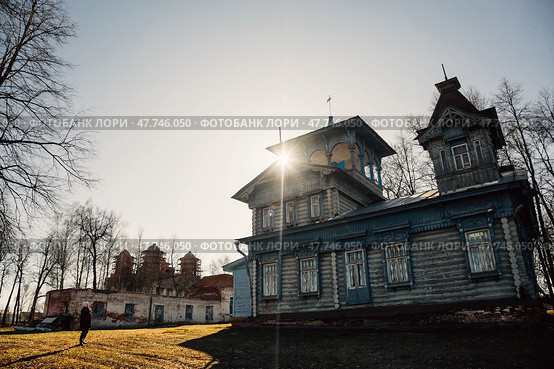 Усадьба лесопромышленника БеляеваС.Н., Нижегородская область посёлок Воскресенское. Редакционное фото, фотограф Юлия Киселёва / Фотобанк Лори
