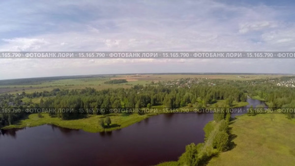 Усадьба Сиворицы, больница им. Кащенко, аэросъемка (2015 год). Стоковое видео, видеограф Всеволод / Фотобанк Лори