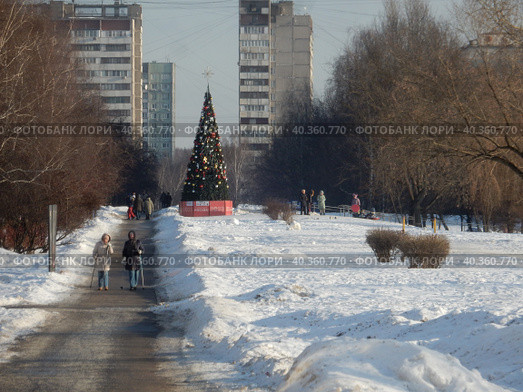 Уссурийская улица. Район Гольяново. Город Москва (2023 год). Редакционное фото, фотограф lana1501 / Фотобанк Лори