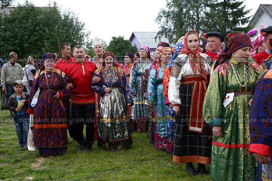 Усть-Цильма, Республика Коми, XII Республиканский праздник «Усть-Цилемская горка» (2015 год). Редакционное фото, фотограф Елена Боброва / Фотобанк Лори