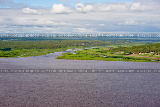 Устье реки Джерба. Стоковое фото, фотограф Роман Фомин / Фотобанк Лори