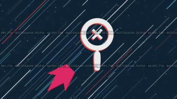 Увеличенный символ летит по Вселенной на реактивном двигателе. Символ в центре дрожит из-за высокой скорости. Плавная закольцованная анимация в формате 4k на темно-синем фоне со звездами. Стоковое видео, видеограф Карпенко Алексей / Фотобанк Лори
