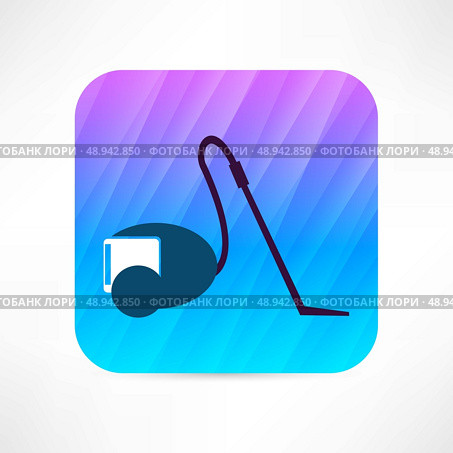 vacuum cleaner icon. Стоковая иллюстрация, агентство Ingram Publishing / Фотобанк Лори