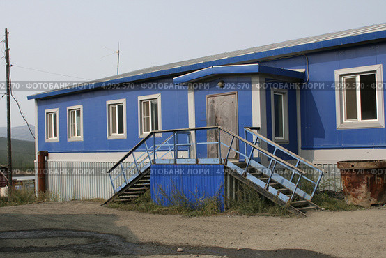 Вахтовый поселок. Месторождение Бадран (2013 год). Стоковое фото, фотограф Анна Зеленская / Фотобанк Лори