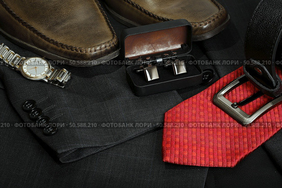 variety of formal men’s clothing closeup. Стоковое фото, агентство Ingram Publishing / Фотобанк Лори