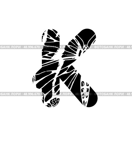 Vector alphabet. Sketchy creative letters collection hand drawn with ink pen for lettering posters, ads, headers, banners and more. Стоковая иллюстрация, агентство Ingram Publishing / Фотобанк Лори