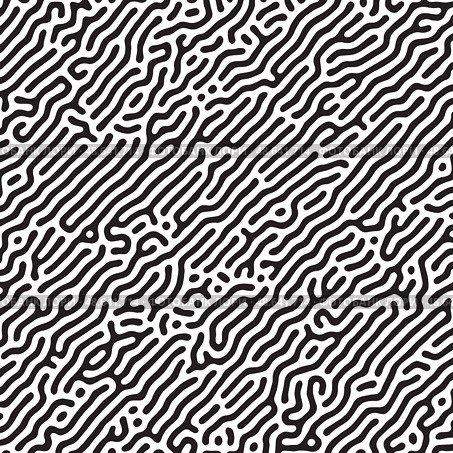 Vector black and white organic rounded lines pattern. Стоковая иллюстрация, иллюстратор Максим Гребешков / Фотобанк Лори