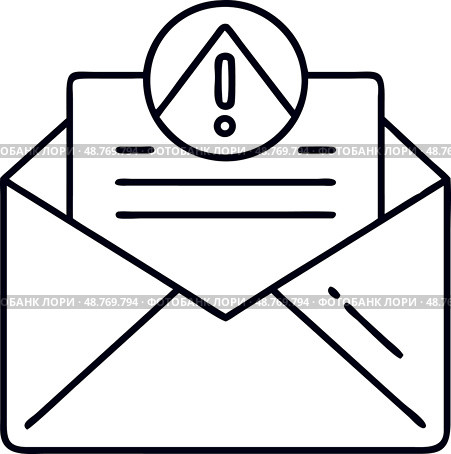 Векторные иконки email-спама на прозрачном фоне. Стоковое AI-изображение, AI-художник Ольга Березина / Фотобанк Лори