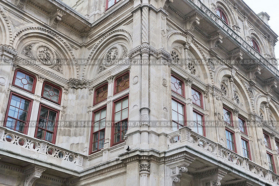 Венская государственная опера (Wiener Staatsoper). Австрия. Фрагмент (2014 год). Стоковое фото, фотограф stargal / Фотобанк Лори