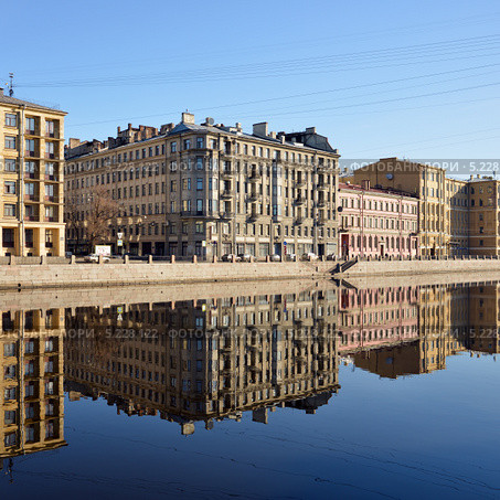 Вид Фонтанки. Петербург (2013 год). Стоковое фото, фотограф Александр Алексеев / Фотобанк Лори