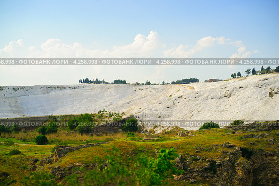 Вид на Памуккале, Турция (2012 год). Стоковое фото, фотограф Павел С. / Фотобанк Лори