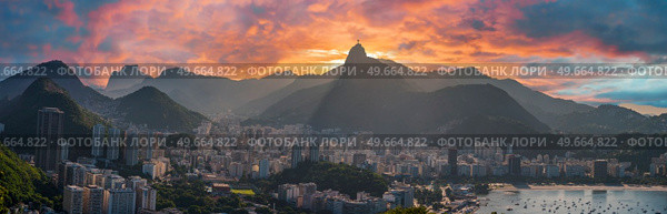view from the sugarloaf mountain in Rio de Janeiro. Brazil. Стоковое фото, агентство Ingram Publishing / Фотобанк Лори