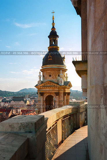 View on Budapest from St. Istvan’s basilica, Hungary. Стоковое фото, агентство Ingram Publishing / Фотобанк Лори