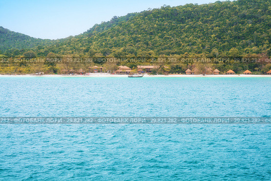 View on Koh Rong island in Cambodia (2013 год). Стоковое фото, фотограф Юлия Бабкина / Фотобанк Лори