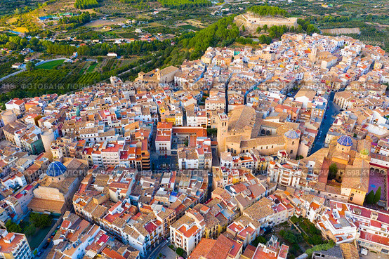 View over city of Segorbe. Province of Valencia. Spain. Стоковое фото, фотограф Яков Филимонов / Фотобанк Лори