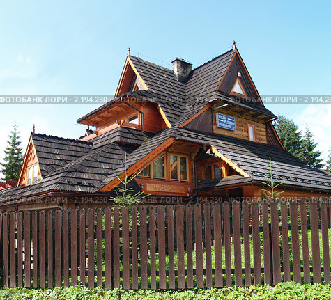 Вилла "Флориан" в Закопане (2010 год). Редакционное фото, фотограф Ирина Борсученко / Фотобанк Лори