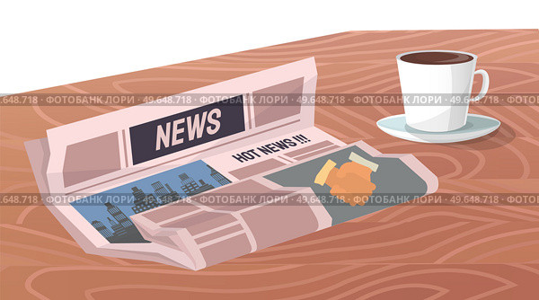 Vintage newspaper of business. News articles newsprint magazine old design. Printing text in preess. Brochure newspaper pages with headline of hot news. Paper retro journal vector grunge template. Vintage newspaper of business. News articles newsprint magazine old design. Printing text in preess. Стоковая иллюстрация, агентство Ingram Publishing / Фотобанк Лори