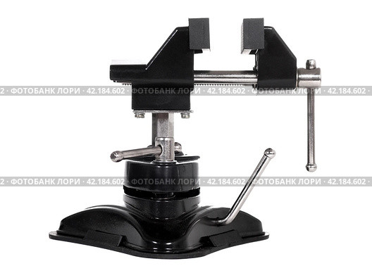 Vise with a suction cup base. Стоковое фото, фотограф Art Konovalov / Фотобанк Лори