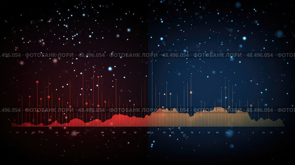 visualization quantitative data ai generated. Стоковое AI-изображение, AI-художник Vectorwin / Фотобанк Лори