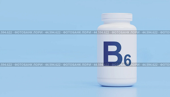 Vitamin B6 and supplements for human health. recommends taking vitamin B6. Benefits of vitamin B6. Essential vitamins and minerals for humans. B Vitamin Health. Стоковое фото, фотограф Павел Муравьев / Фотобанк Лори