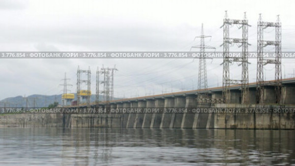 Водосливная плотина(таймлапс) Стоковое видео, видеограф Losevsky Pavel / Фотобанк Лори
