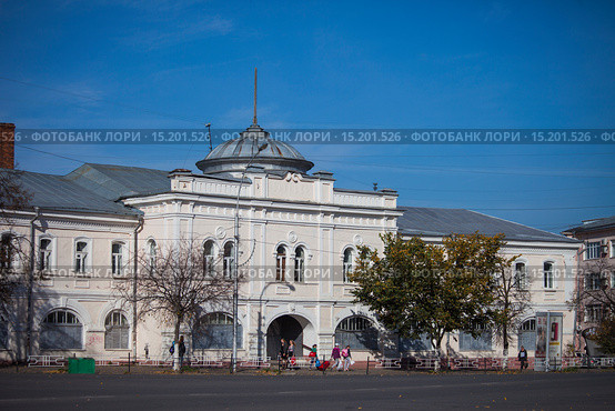 Вологда. Дом на улице Марии Ульяновой, 2 (2015 год). Стоковое фото, фотограф Литвяк Игорь / Фотобанк Лори