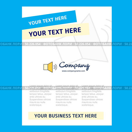 Volume  Title Page Design for Company profile ,annual report, presentations, leaflet, Brochure Vector Background. Стоковая иллюстрация, агентство Ingram Publishing / Фотобанк Лори