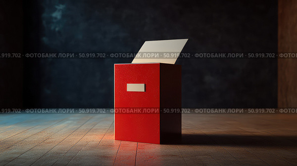 vote voting box ai generated. Стоковое AI-изображение, AI-художник Vectorwin / Фотобанк Лори