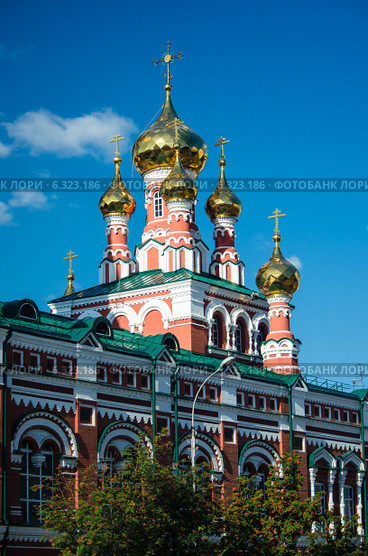 Вознесенско-Феодосиевская церковь (2014 год). Стоковое фото, фотограф Елена Корепанова / Фотобанк Лори