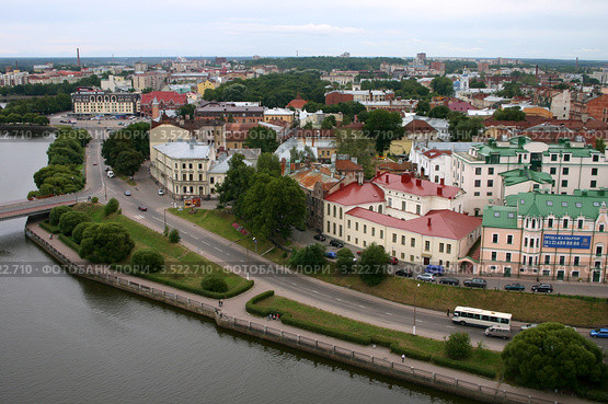 Выборг, панорама (2010 год). Редакционное фото, фотограф Оксана Дудкина / Фотобанк Лори