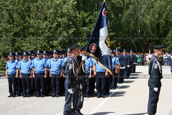 Выпуск. Школа милиции (2008 год). Редакционное фото, фотограф Сергей Лысенков / Фотобанк Лори