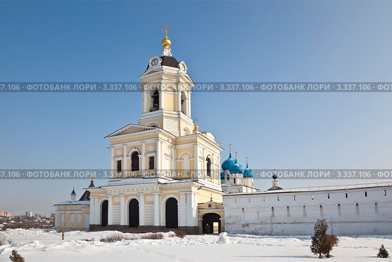 Высоцкий мужской монастырь. Серпухов (2012 год). Стоковое фото, фотограф Наталья Волкова / Фотобанк Лори