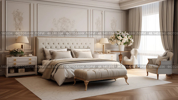 wainscoting interior trim Finally ai generated. Стоковое AI-изображение, AI-художник Vectorwin / Фотобанк Лори