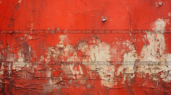 wall grunge texture red ai generated. Стоковое AI-изображение, AI-художник Vectorwin / Фотобанк Лори