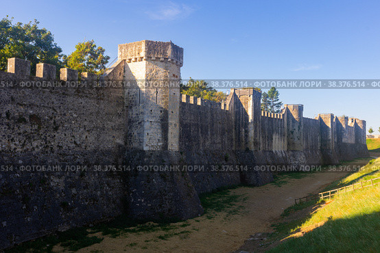 Walls of best preserved medieval town Provins in France. Стоковое фото, фотограф Яков Филимонов / Фотобанк Лори