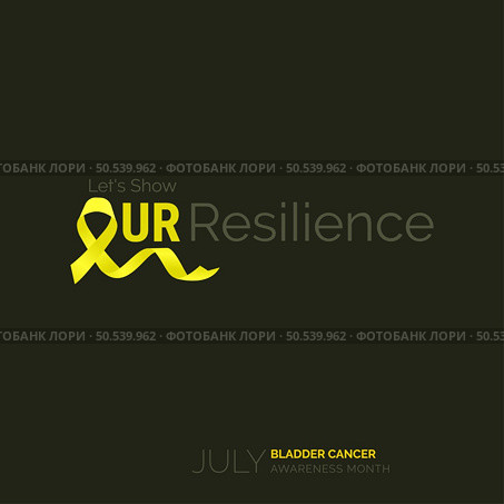 Warriors Unite Bladder Cancer Awareness Design Template. Стоковая иллюстрация, агентство Ingram Publishing / Фотобанк Лори