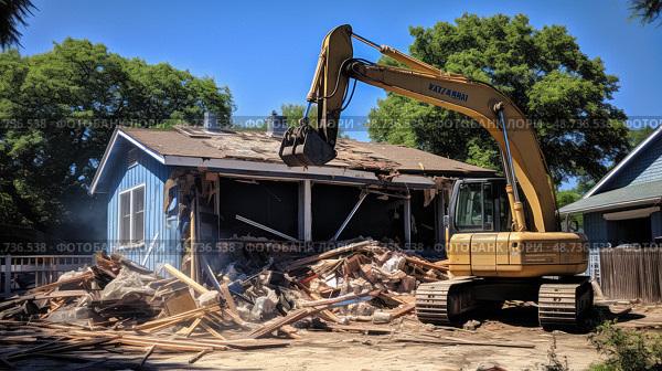 waste house junk removal ai generated. Стоковое AI-изображение, AI-художник Vectorwin / Фотобанк Лори