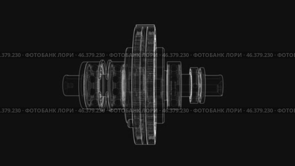 Wave Reducer. 3d seamless loop animation. Стоковая анимация, аниматор Кирилл Черезов / Фотобанк Лори